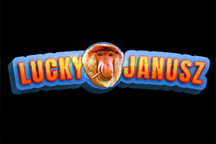 Логотип игрового автомата Лаки Януш